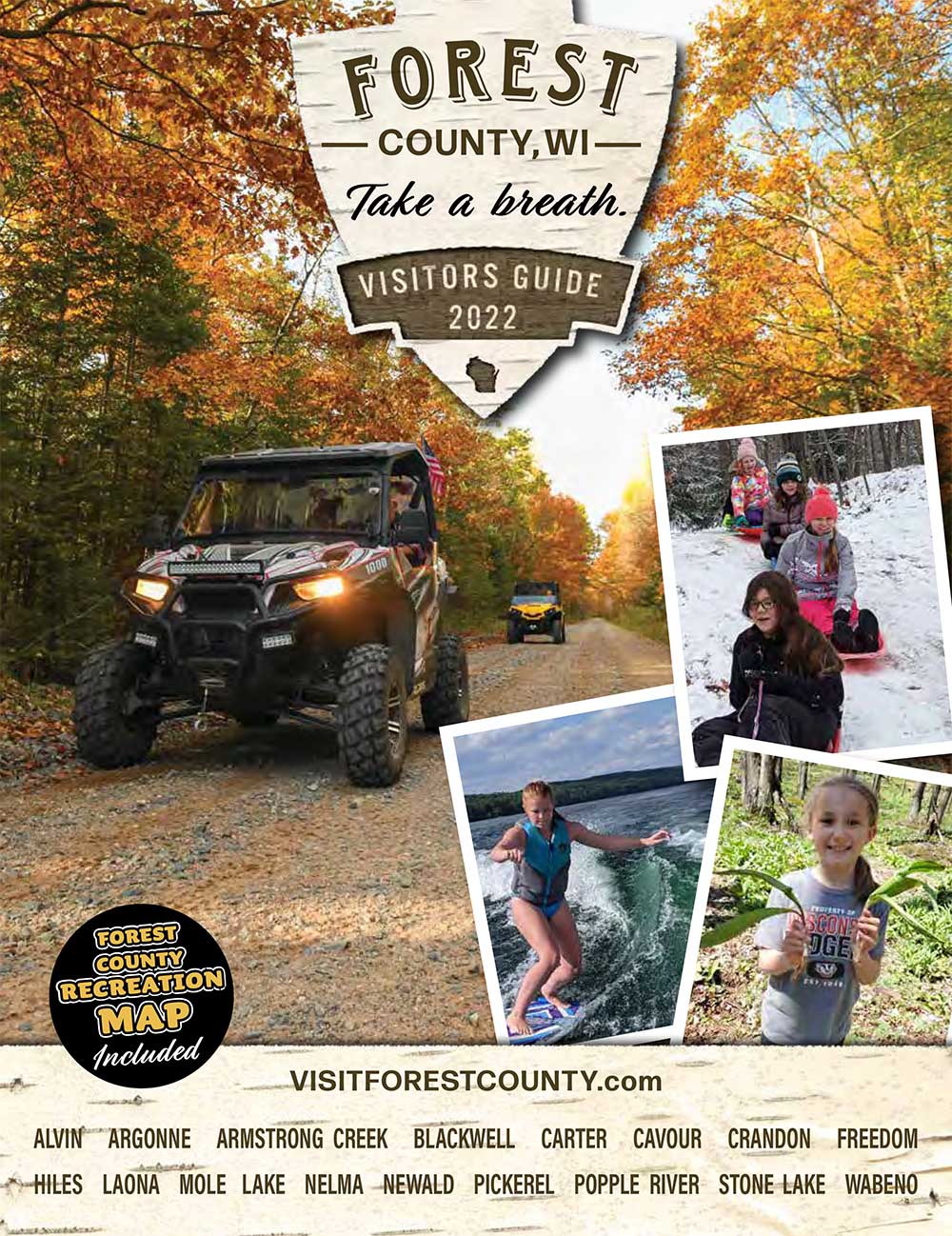 2022 Forest County Chamber Visitor Guide Cover